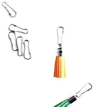 silver spring clips for jewelry making