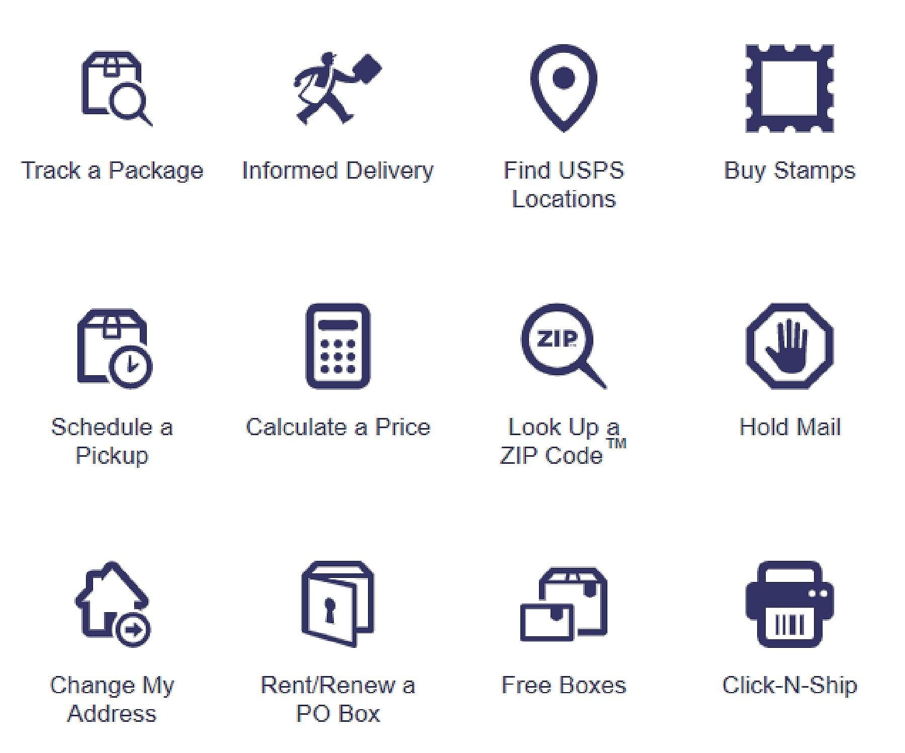USPS Quick Tools