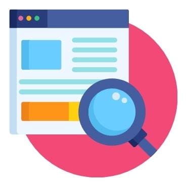 round search icon