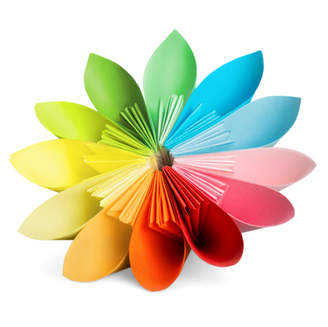 element, paper rainbow