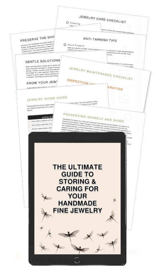 Lead magnet - Guide to storing and caring for jewelry