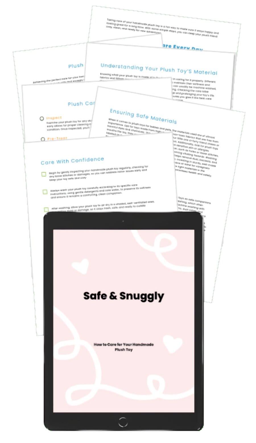Safe & Snuggly Crochet Toy Care Lead Magnet