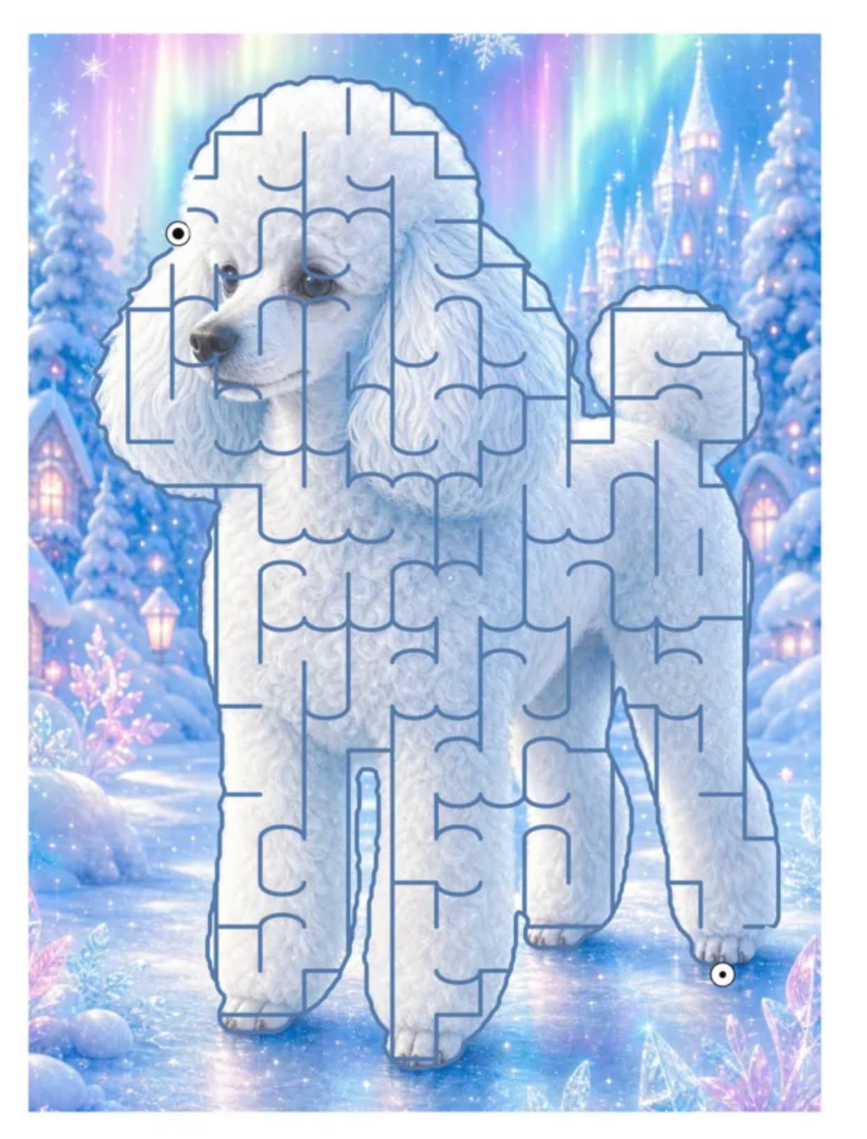 custom shaped maze example